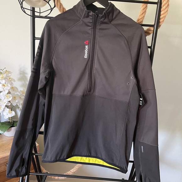 Reebok Coal Hexawarm sweatshirt SZ: S - Picture 1 of 7
